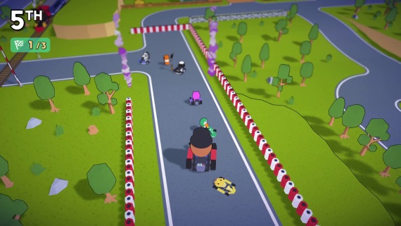 V Go Kart Island si zasate so zvieratkami na motokrach