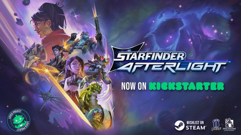 Starfinder: Afterlight spa kampa na Kickstarteri