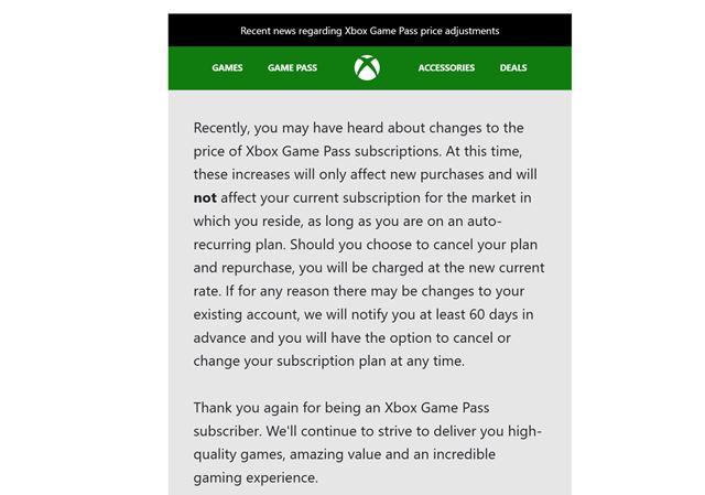 Подписчики Game Pass в некоторых странах ЕС сохраняют первоначальную цену 
