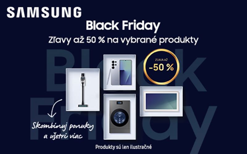 Samsung Black Friday je tu. Vyui mnostvo vhod, vrtane nkupu druhho zariadenia s vraznou zavou