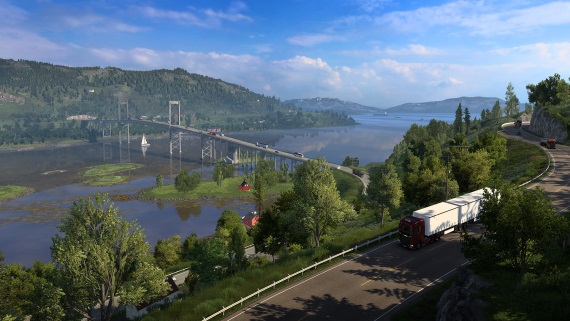 Euro Truck Simulator 2 rozširuje mapu o severské fjordy s Nordic Horizons, DLC dostalo dátum