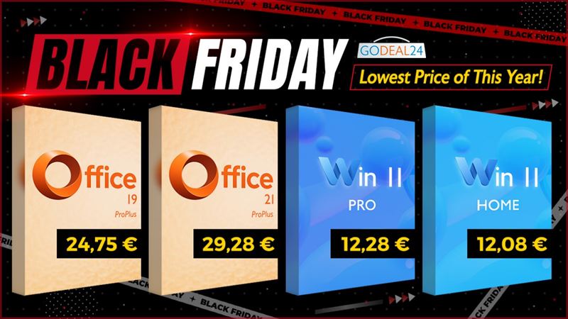 Vpredaj Black Friday: Doivotn MS Office 2021 len za 29,28 , Windows 11 len za 12,28 ! Najniia cena tohto roka!