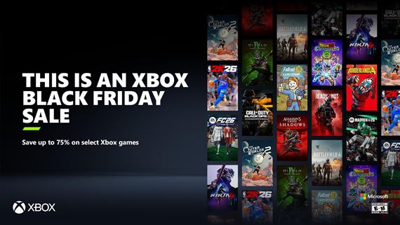 Xbox Black Friday vpredaj spusten