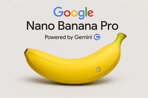 Google spustil generatvny AI model Nano Banana Pro