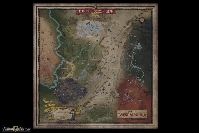 Fallout 76 Burning Springs prina vek rozrenie mapy a nov obsah 