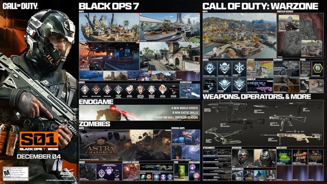 Call of Duty: Black Ops 7 spa prv seznu, ktor roziruje  Endgame, Multiplayer a aj Zombies asti hry 