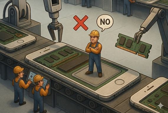 Mobily so 4GB pamäťou sa vrátia, niektoré hi-endy zrejme klesnú na 12GB