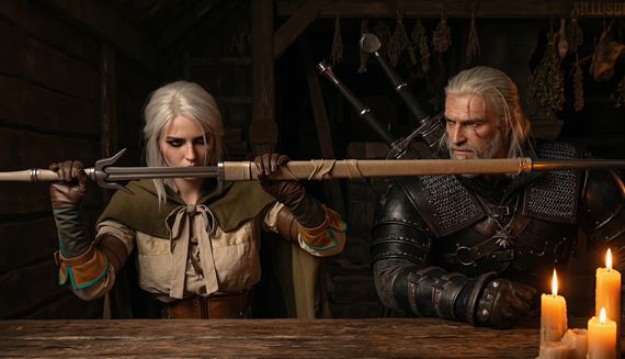 Takto vyzerá Witcher 3 s AI filtrom