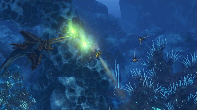 Sub-Species sa prestrie�a cez nepriate�ov v podmorsk�ch hlbin�ch 