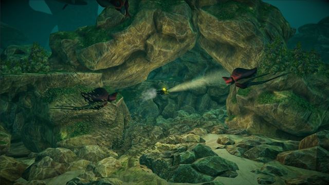 Sub-Species sa prestrie�a cez nepriate�ov v podmorsk�ch hlbin�ch 