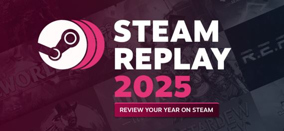 Steam Replay 2025 spustený
