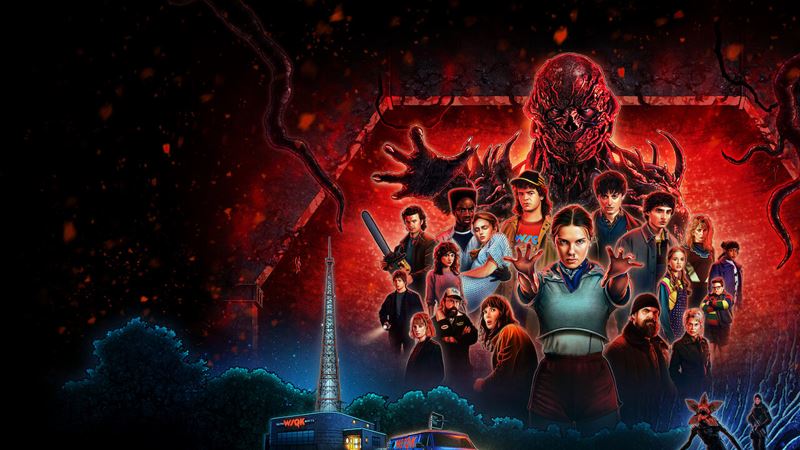 Stranger Things u� dostal druh� �as� poslednej s�rie, Netflix zhrnul �tatistiky seri�lu 