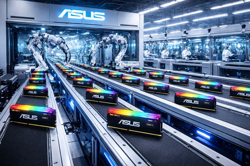 Pom��e ASUS trhu s RAM pam�ami? Vraj pl�nuje spusti� vlastn� linky