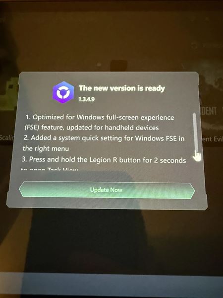 U� aj Lenovo Go dostalo update s Xbox Full Screen Experience  