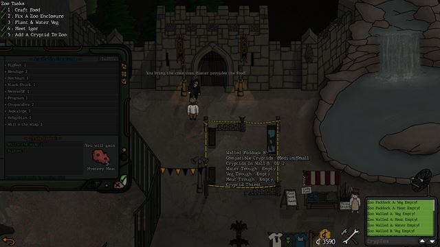 Cryptid Keeper bude zoologick� z�hrada s mon�trami, ktor� sami ulov�te 