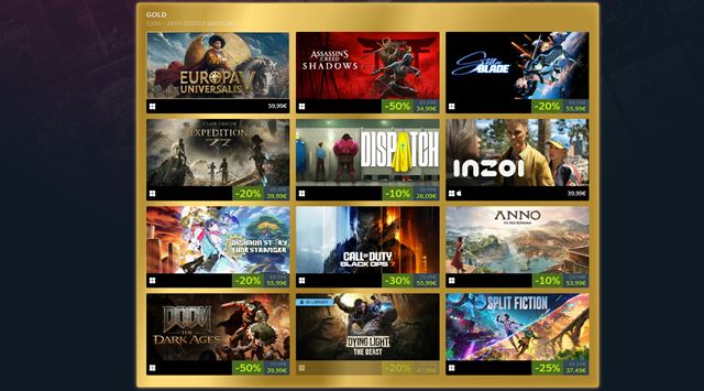 Steam zhrnul naj�spe�nej�ie hry roka 2025 