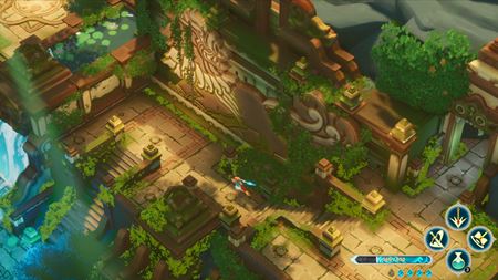 Blades of Mirage privedie �ikovn� hrdinku Miru, ktor� prech�dza ruinami  