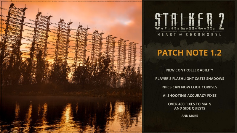 Stalker 2 dostal nov patch 1.2