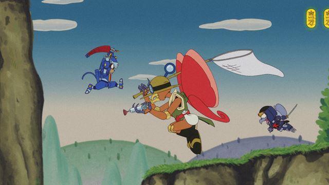 Samurai Pizza Cats: Blast from the Past! privedie odv�ne bojuj�ce ma�ky 