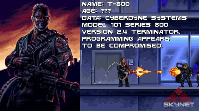 Terminator sa vracia v pixelovanom Terminator 2D: NO FATE titule 