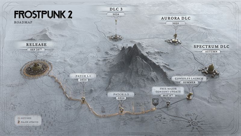 Frostpunk 2 prezrdza na roadmape, o prinesie v roku 2025 a neskr