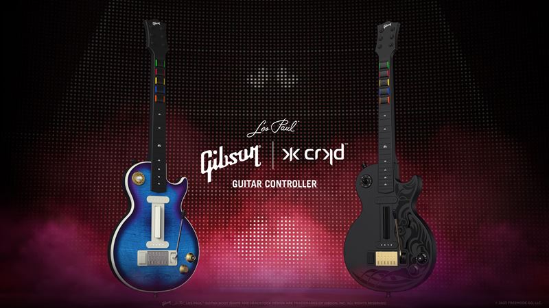 CRKD a Gibson spolu prinaj nov gitarov ovlda Les Paul Guitar Controller