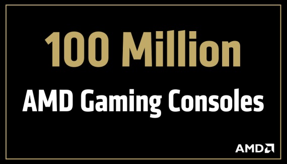 AMD predala 100 mili�nov �ipov do hern�ch konzol tejto gener�cie