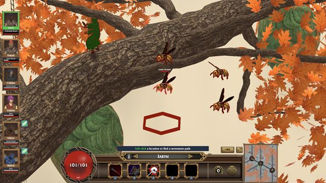 V Shrouded Aspect povediete skupinku Keltov v nebezpe�nej krajine 