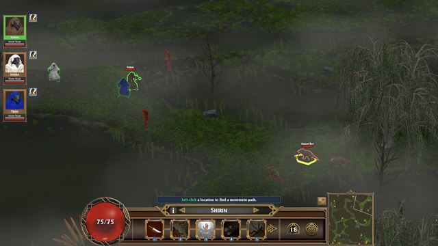 V Shrouded Aspect povediete skupinku Keltov v nebezpe�nej krajine 