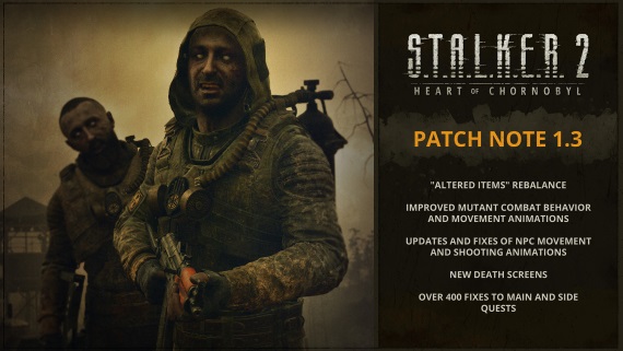 Stalker 2 dostal patch 1.3