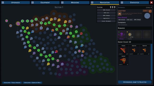 Star Vortex ovl�dne vesm�r, pom��e si �pravami lode a bohatou v�zbrojou 