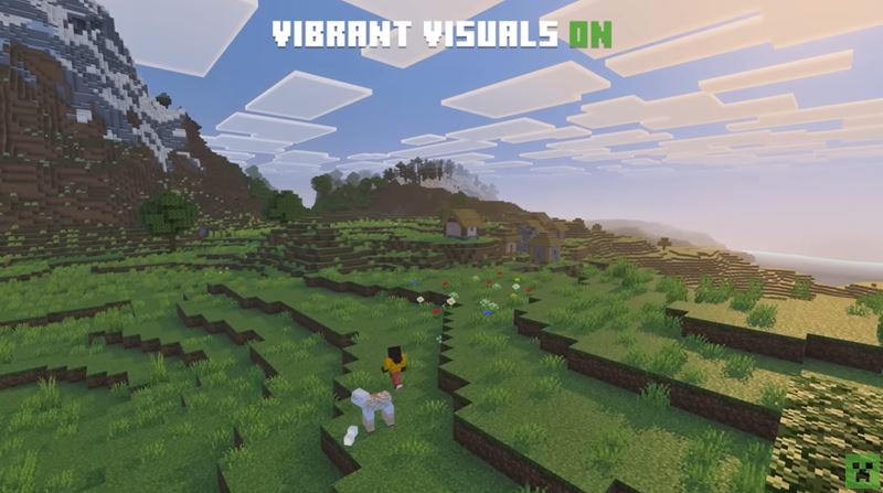 Minecraft dostane Vibrant Visuals update a prid aj Ghasta