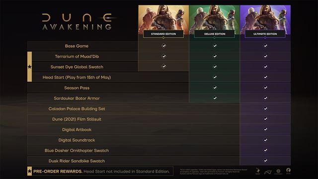 Dune: Awakening sp���a predobjedn�vky, pribli�uje ed�cie a platobn� model 