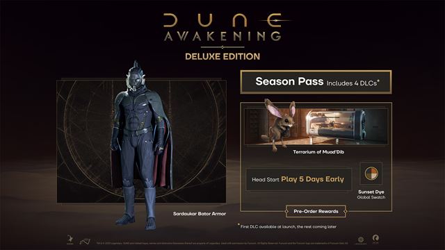 Dune: Awakening sp���a predobjedn�vky, pribli�uje ed�cie a platobn� model 
