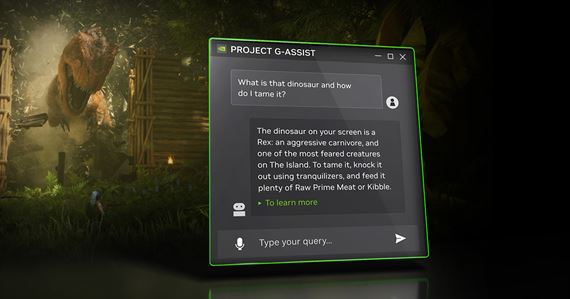 Nvidia spustila Project G-Assist, vášho herného AI asistenta