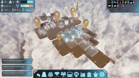 Venusville postav vesmrnu kolniu vysoko v oblakoch