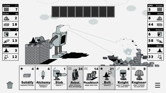 Castle v Castle uke kartov boj dvoch hradov poda klasiky Castle Wars