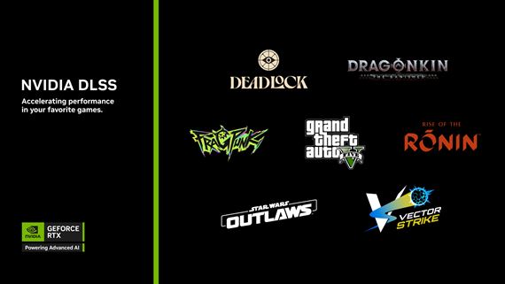 Nvidia vydáva nové ovládače k príchodu RTX 5070, predstavuje nové hry s DLSS
