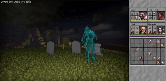 Notch ukzal svoju nov hru v tle Minecraftu - Levers and Chests