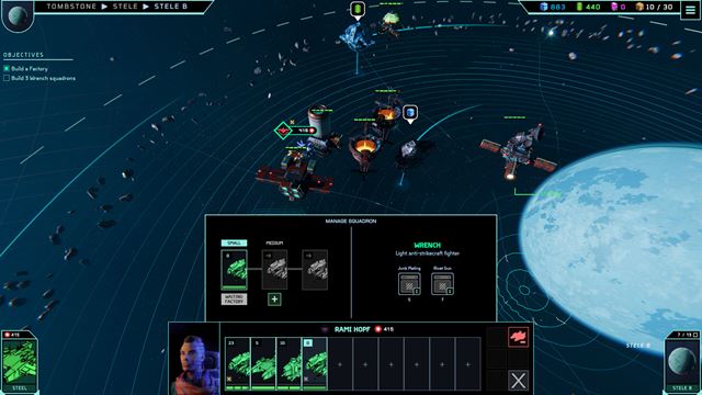 Nullspace rozp�ta boje po�etn�ch vesm�rnych lod� v re�lnom �ase 