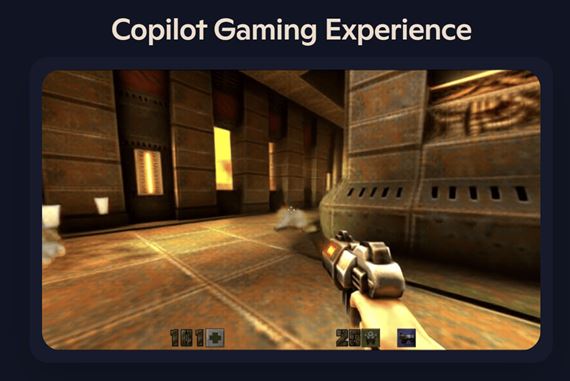 Microsoft rozšíril možnosti Copilot AI a rovno mu pridal aj vygenerovanú AI verziu hry Quake na voľné hranie