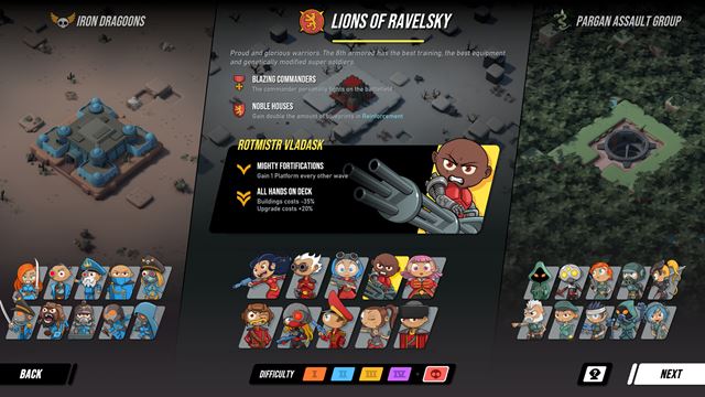 V Tower Dominion budete stava� obrann� ve�e aj meni� ter�n 