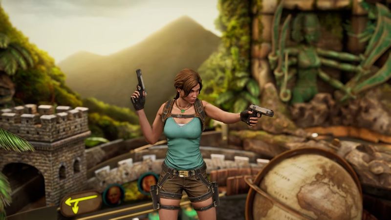 Lara Croft prde do Pinball FX, Pinball FX VR, Zen Pinball World s Legends Pinball 4K