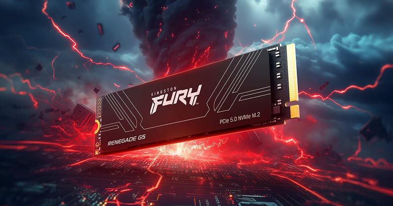 Kingston Fury SSD disky prechdzaj na PCIe 5.0, prvm je FURY Renegade G5 