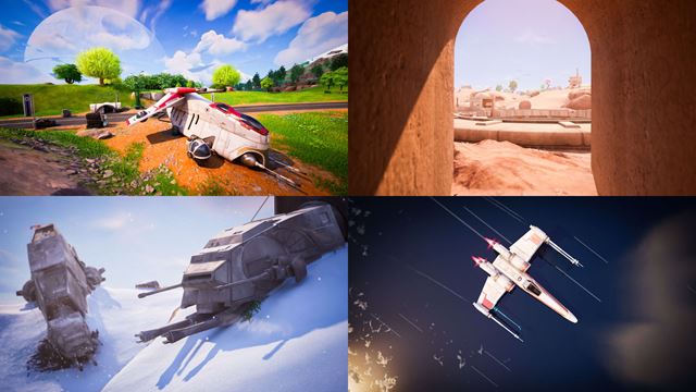 Fortnite ukazuje svoje Star Wars prostredie 