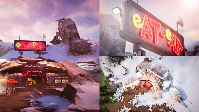 Fortnite ukazuje svoje Star Wars prostredie 