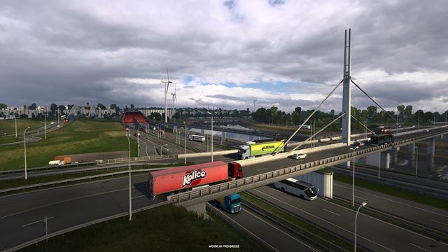 Euro Truck Simulator 2 ukazuje pr�stav v Rotterdame z pripravovan�ho Benelux reworku 