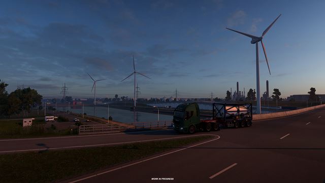 Euro Truck Simulator 2 ukazuje pr�stav v Rotterdame z pripravovan�ho Benelux reworku 