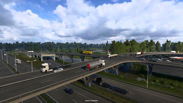 Euro Truck Simulator 2 ukazuje pr�stav v Rotterdame z pripravovan�ho Benelux reworku 
