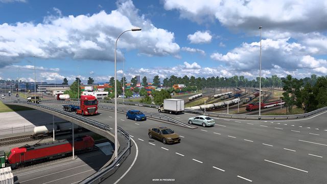 Euro Truck Simulator 2 ukazuje pr�stav v Rotterdame z pripravovan�ho Benelux reworku 